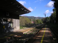 La stazione ferroviaria sulla linea Avellino-Benevento