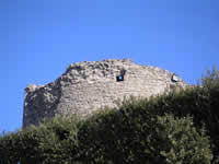 Una torre circolare del castello di Ariano Irpino 