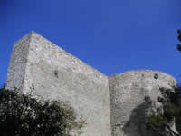 Un angolo restaurato del castello di Ariano Irpino