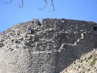 Particolare di una torre del castello di Ariano Irpino