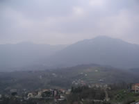 Panorama che si vede da Capriglia Irpina