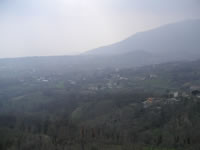 Panorama che si vede da Capriglia Irpina