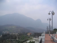 Panorama che si vede da Capriglia Irpina