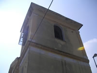 La torre campanaria della chiesa di San Felice, nella frazione omonima di Capriglia Irpina