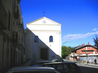 La facciata della chiesa di S. Rocco