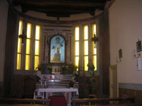 Chiesa di  S. Pompilio vista dall'interno