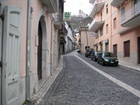 Una strada di Monteforte Irpino