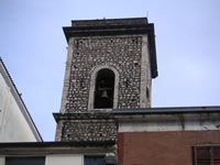 La torre campanaria della chiesa di S. Nicola di Bari