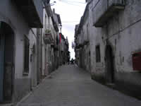 Una strada di Monteleone di Puglia