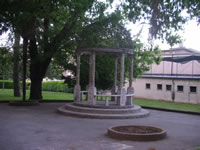 Gazebo nel giardino della villa De Marco