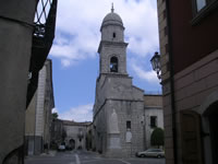 Veduta laterale della Cattedrale di Nusco