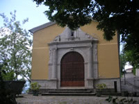 La facciata della chiesa di Sant'Antonio