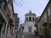 La facciata della chiesa di San Nicola