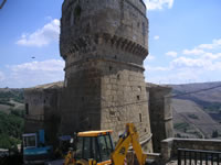 Il Castello baronale a forma di nave