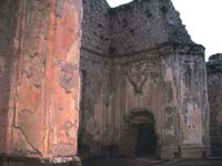 All'interno dell'Abbazia del Goleto