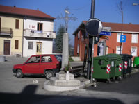 Una croce nei pressi del Belvedere