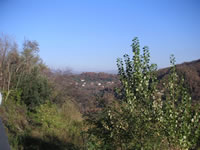 Panorama che si ammira dall'alto di S. Mango sul Calore