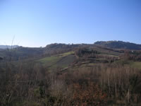 Paesaggio che si vede dalla chiesa di S. Anna