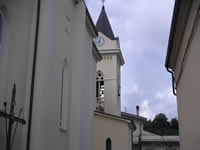 La torre campanaria della chiesa di S. Maria Assunta