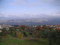 Panorama che si ammira nei pressi del Belvedere di Sturno