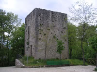 Veduta laterale della Torre normanna