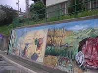 Murale a Villanova del Battista